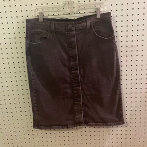 Levi’s faded black pencil skirt